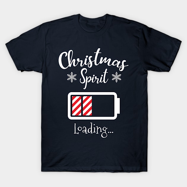 Christmas Spirit Loading T-Shirt by MilotheCorgi